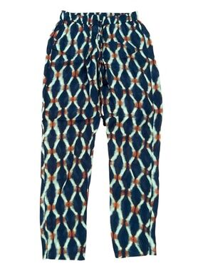 FIGUE Printed Drawstring Tassel Pants
